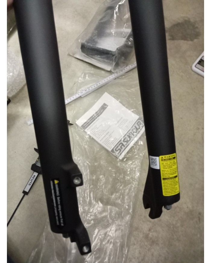 Forcella MTB 29 Canotto Conico Attacco Ruota Sgancio Rapido Suntour A Molla...