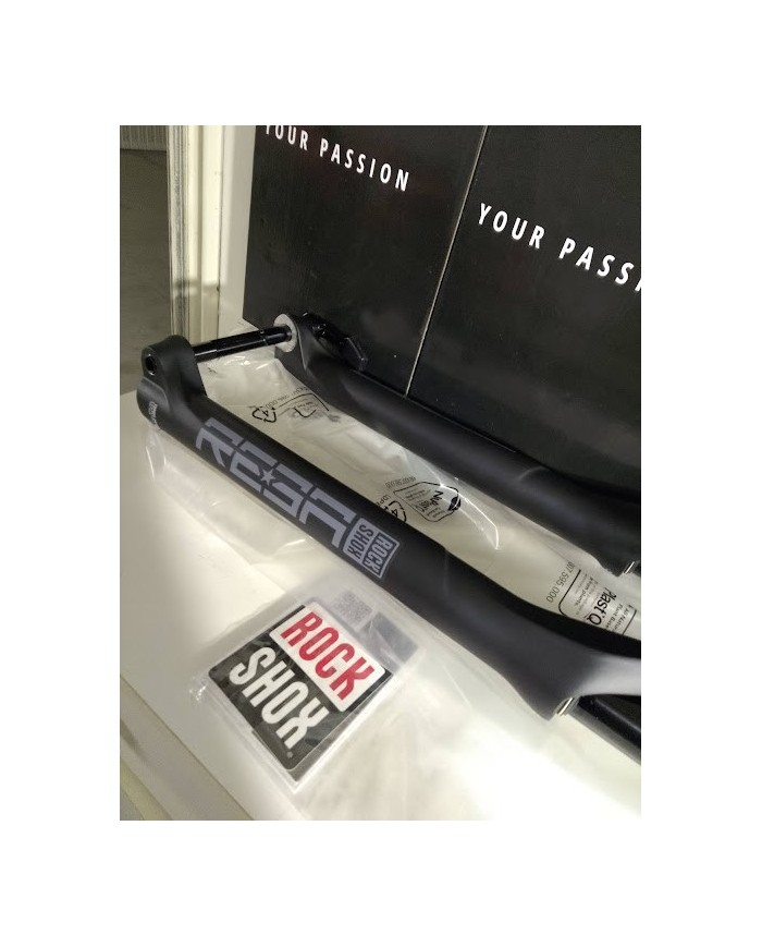 forcella mtb rockshox reba 100mm 29 15x110 remote nuova , manettino escluso