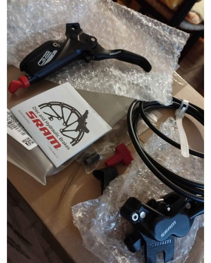 Freno Posteriore MTB Nuovo SRAM G2 R Lungh Tubo Olio 175cm no collarino standard