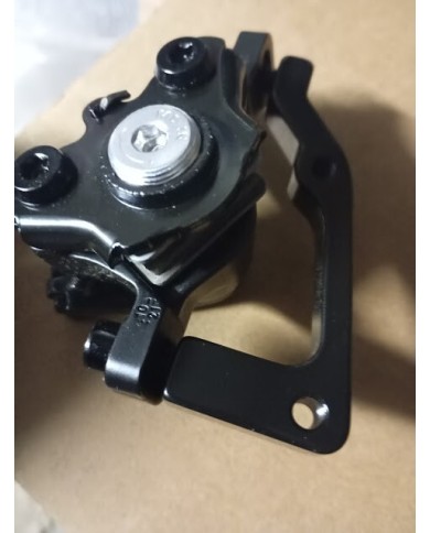 pinza freno mtb meccanica tektro tkd-68 nuova compreso adattatore per disco 180