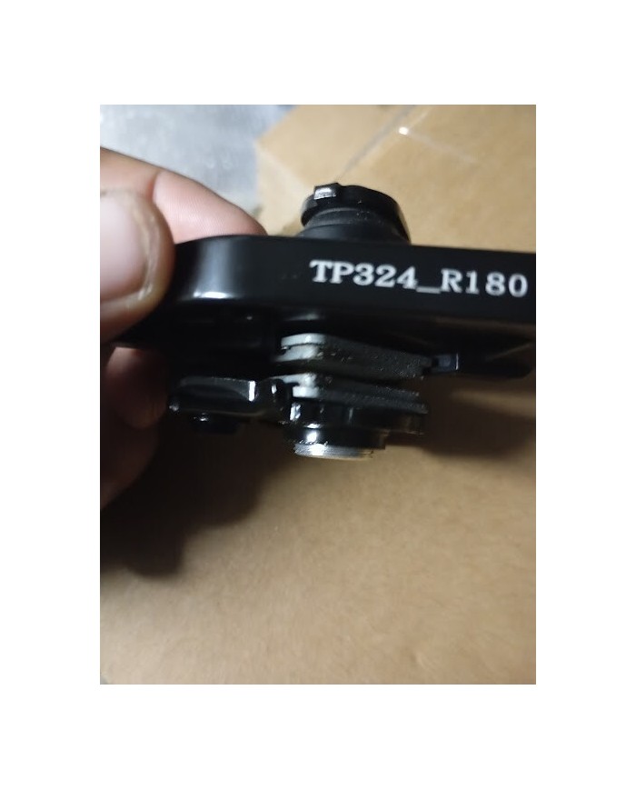 pinza freno mtb meccanica tektro tkd-68 nuova compreso adattatore per disco 180