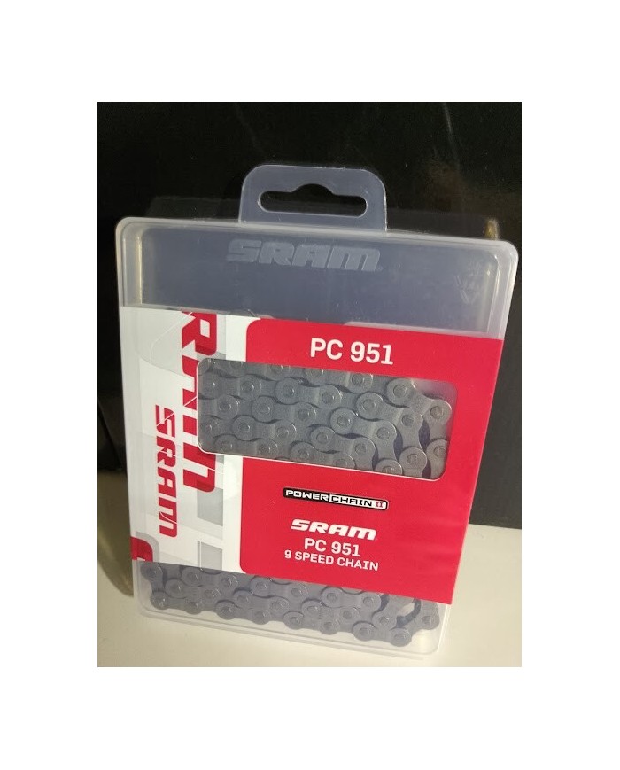 catena mtb 9 vel sram pc 951 114maglie più quick link