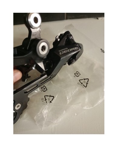 Cambio posteriore Shimano Deore T6000 10 velocità gabbia lunga, compatibile con