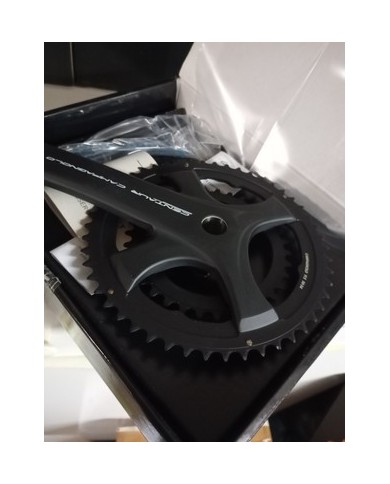 Campagnolo Centaur Black Ultra Torque Guarnitura 2x11v 50-34 Pedivelle 175mm