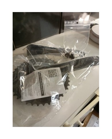 guarnitura mtb a perno quadro nuova tripla shimano fc-mt101 corone 22-30-40pedi