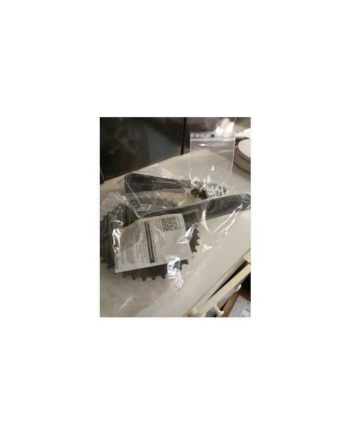 guarnitura mtb a perno quadro nuova tripla shimano fc-mt101 corone 22-30-40pedi