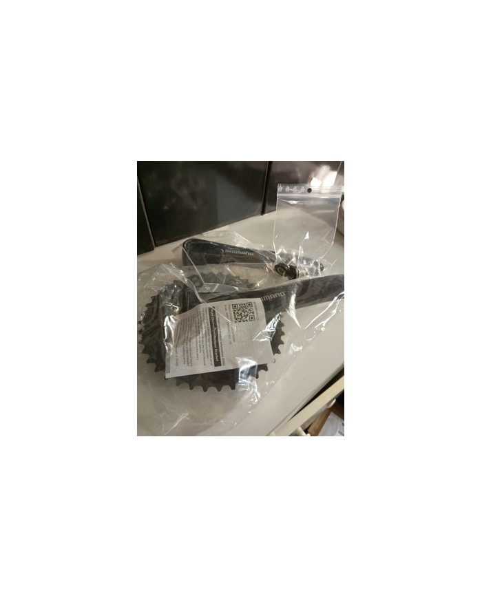 guarnitura mtb a perno quadro nuova tripla shimano fc-mt101 corone 22-30-40pedi