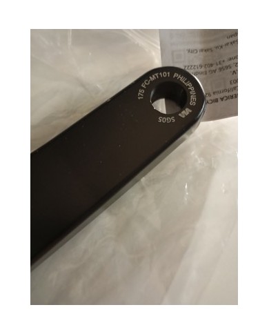 guarnitura mtb a perno quadro nuova tripla shimano fc-mt101 corone 22-30-40pedi