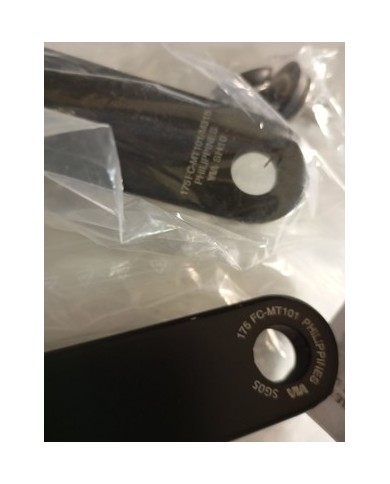 guarnitura mtb a perno quadro nuova tripla shimano fc-mt101 corone 22-30-40pedi