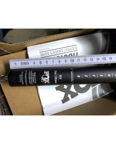 reggisella telescopico mtb diam 30,9 esc 125mm fox nuovo escluso manettino