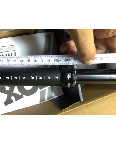 reggisella telescopico mtb diam 30,9 esc 125mm fox nuovo escluso manettino