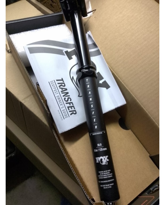 reggisella telescopico mtb diam 30,9 esc 125mm fox nuovo escluso manettino