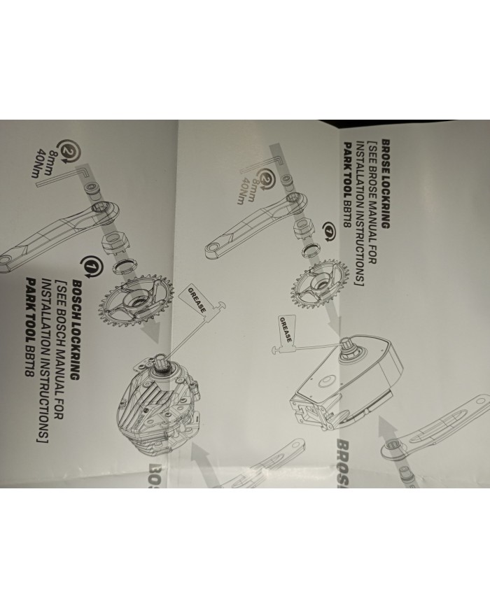 Pedivelle Per E-bike Bosch Gen4 165mm