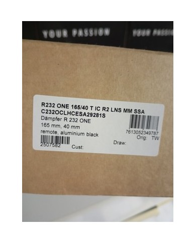 Ammortizzatore MTB nuovo 165x40 attacco trunnion dt swiss r232 per remoto 