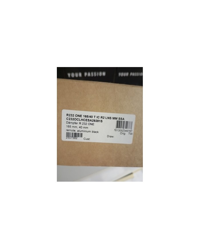 Ammortizzatore MTB nuovo 165x40 attacco trunnion dt swiss r232 per remoto 