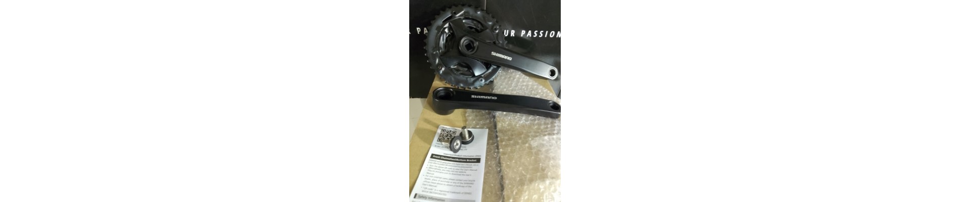 shimano FC-MT101 Manovella quadrata 3x9 velocità 40-30-22 175mm