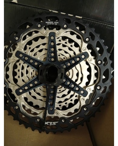 Shimano SLX CS-M7100 Cassetta Pignoni, 12 Velocità, 10-51 Denti corp Microspline