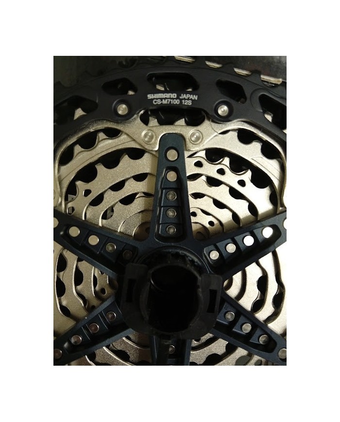 Shimano SLX CS-M7100 Cassetta Pignoni, 12 Velocità, 10-51 Denti corp Microspline
