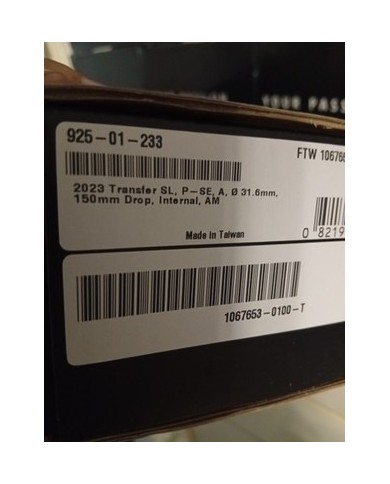 Fox Racing Shox Reggisella Transfer SL Performance Elite 31,6 Vario 150mm