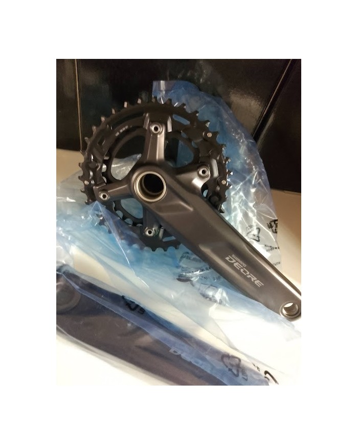 Shimano Guarnitura mtb doppa Deore FC-M4100-2 10V nuova Denti : 26/36