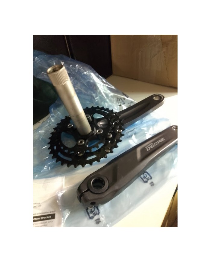 Shimano Guarnitura mtb doppa Deore FC-M4100-2 10V nuova Denti : 26/36