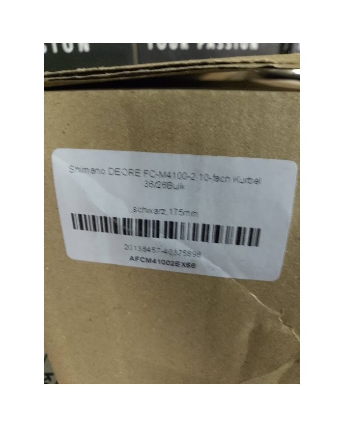 Shimano Guarnitura mtb doppa Deore FC-M4100-2 10V nuova Denti : 26/36