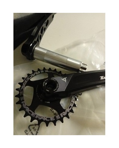 Guarnitura MTB nuova raceface perno 30mm lungo 116mm corona 28t pedivelle 175mm