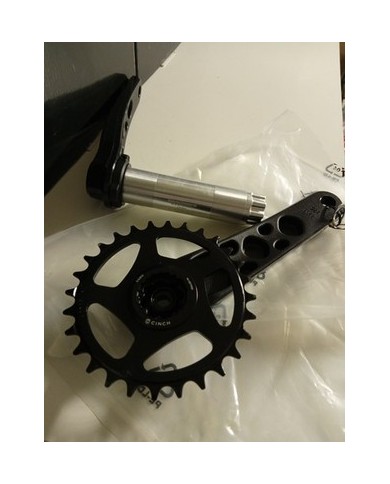 Guarnitura MTB nuova raceface perno 30mm lungo 116mm corona 28t pedivelle 175mm