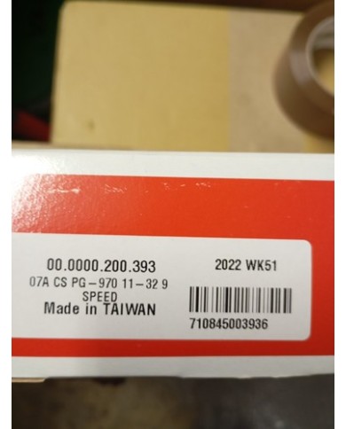 SRAM PG 970 PowerGlide PG970 MTB Cassetta 9 Speed - 11-32. Monta su corpetto...