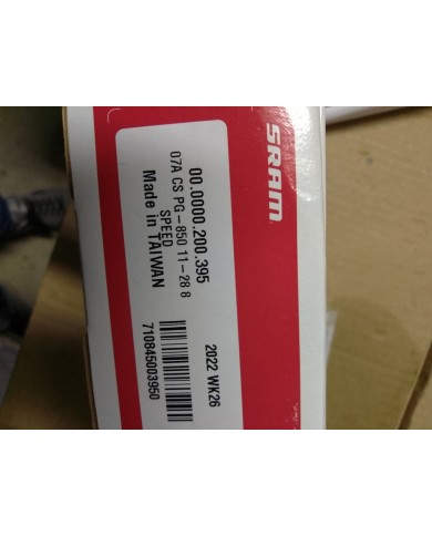 cassetta per bici da corsa 8 vel sram pg850 11-28
