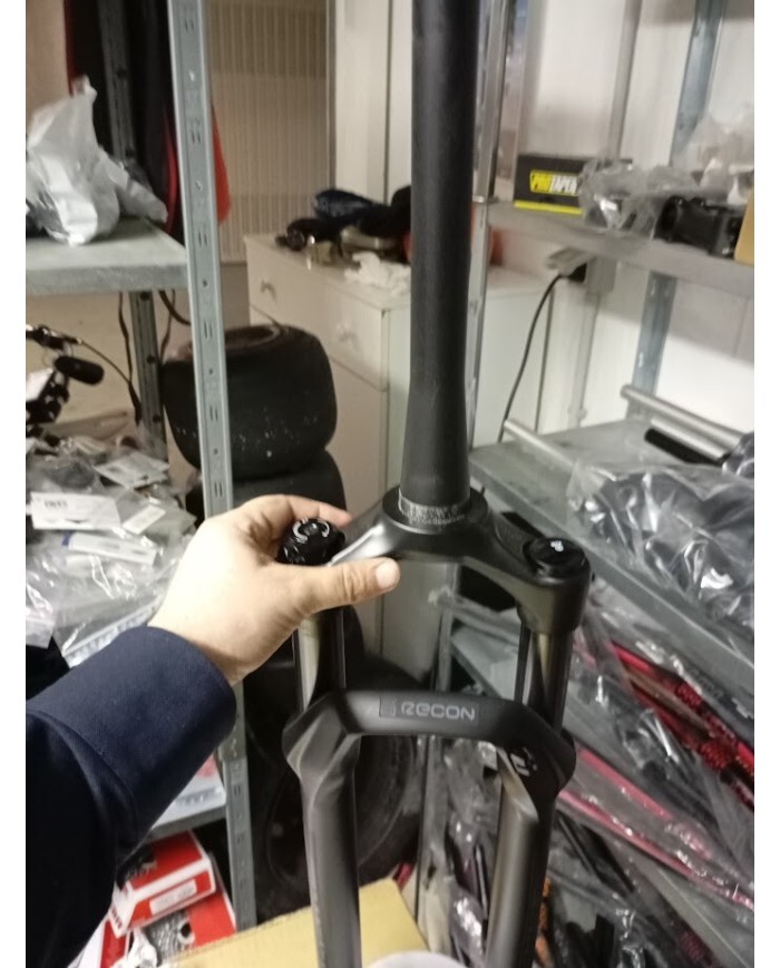 forcella mtb rockshox recon silver 29 rl 100mm boost 15x110 42mm offset conica