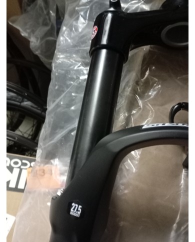 forcella nuova mtb 27,5 boost 15x110 suntour xcr 34 a molla escurs 120mm con...