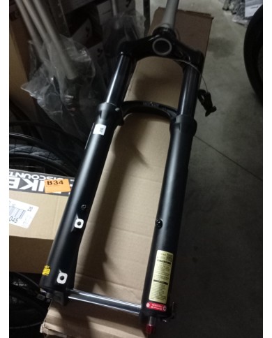 forcella nuova mtb 27,5 boost 15x110 suntour xcr 34 a molla escurs 120mm con...