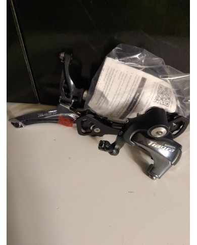 combo Deragliatore Anteriore Shimano Tiagra FD-4700 2x10v a Saldare e cambio tia