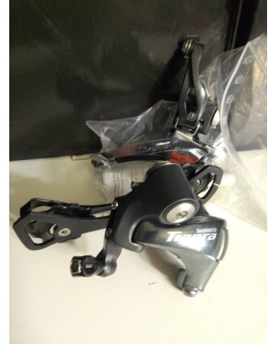 combo Deragliatore Anteriore Shimano Tiagra FD-4700 2x10v a Saldare e cambio tia