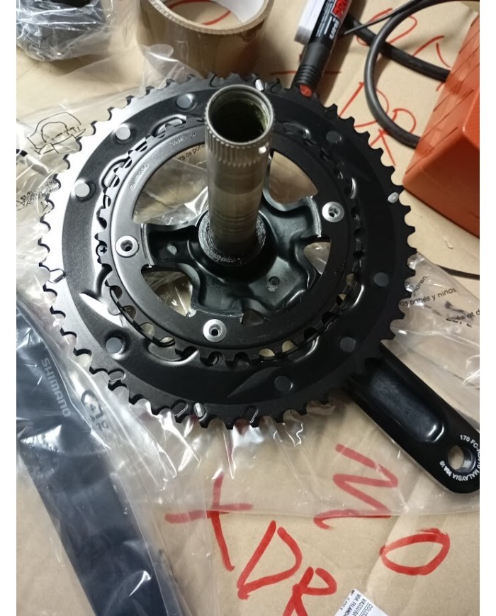 Shimano FC-RS510 GUARNITURA BICI CORSA pedivella 2x11 velocità 50/34 170MM