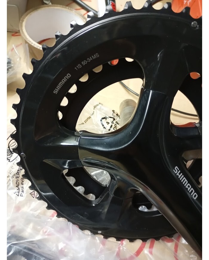 Shimano FC-RS510 GUARNITURA BICI CORSA pedivella 2x11 velocità 50/34 170MM