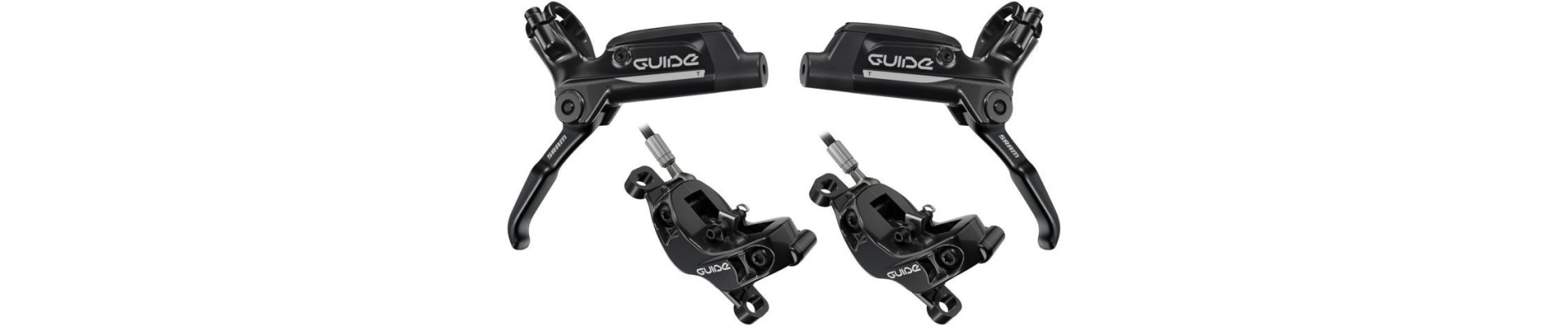 SRAM Set di freni a disco a 4 pistoncini mtb Guide T nuovi pronti all uso