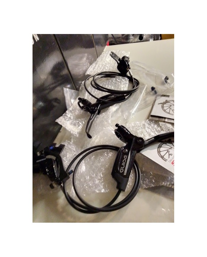 SRAM Set di freni a disco a 4 pistoncini mtb Guide T nuovi pronti all uso