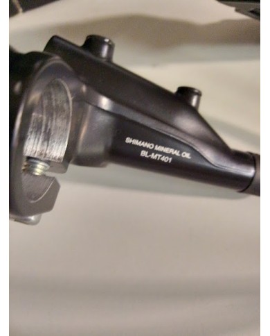 freno anteriore sinistro shimano 4 pist leva bl-mt401 pinza br-mt420 +Disco 203