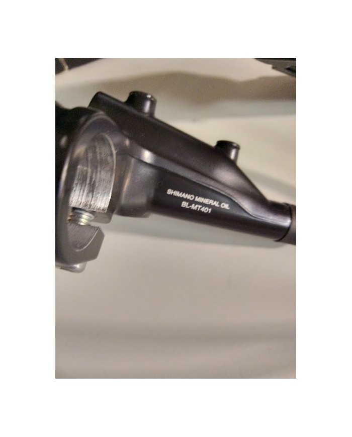 freno anteriore sinistro shimano 4 pist leva bl-mt401 pinza br-mt420 +Disco 203