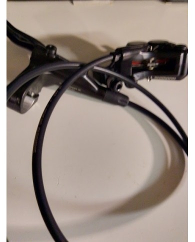 freno anteriore sinistro shimano 4 pist leva bl-mt401 pinza br-mt420 +Disco 203