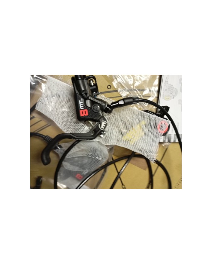 Coppia Freni MTB Magura Mt8 Pro Nuovi A 2 Pistoncini Tubo Ant 75cm Post 180cm