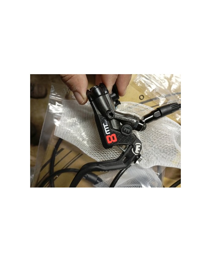 Coppia Freni MTB Magura Mt8 Pro Nuovi A 2 Pistoncini Tubo Ant 75cm Post 180cm