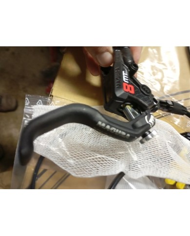 Coppia Freni MTB Magura Mt8 Pro Nuovi A 2 Pistoncini Tubo Ant 75cm Post 180cm