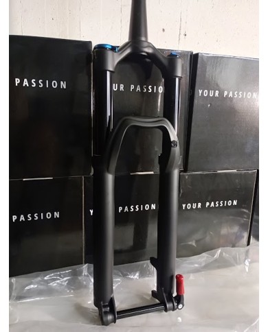 Forcella Fox 34 - 27,5" Boost - Escursione 140mm - Finitura opaca - Senza adesivi