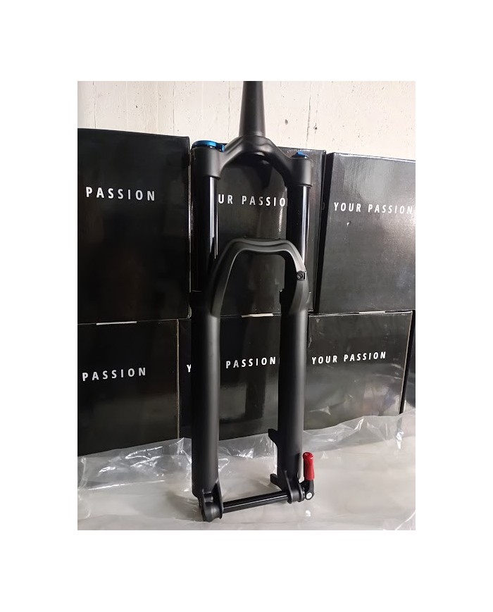 Forcella Fox 34 - 27,5" Boost - Escursione 140mm - Finitura opaca - Senza adesivi