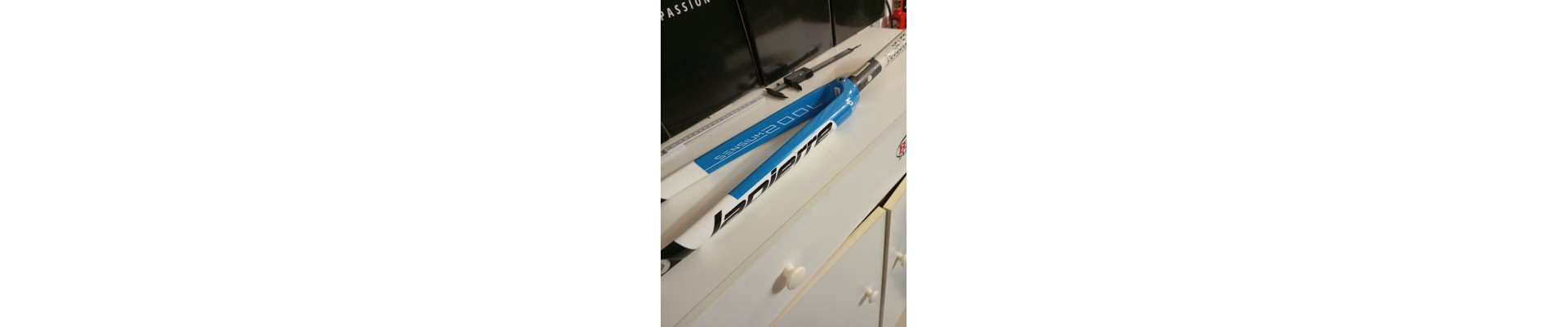 Forcella Lapierre Sensium 200 - Corsa Rim Brake - No Disc - Conica 1,25" - Carbonio