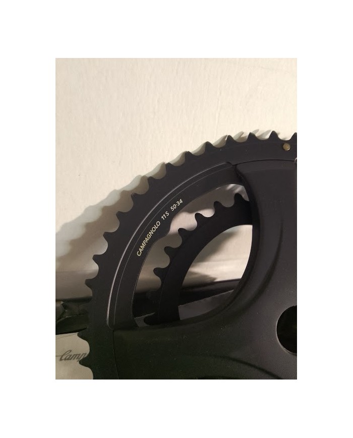 Guarnitura Campagnolo Centaur Ultra-Torque - 2x11v - 50/34D - 175 mm - Nero
