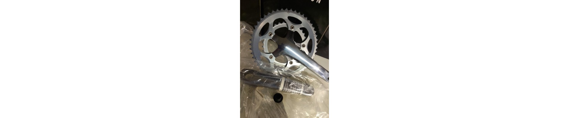 Guarnitura Shimano 105 FC-5650 - 2x9/10v - 50/34 - 175 mm - Stile Vintage